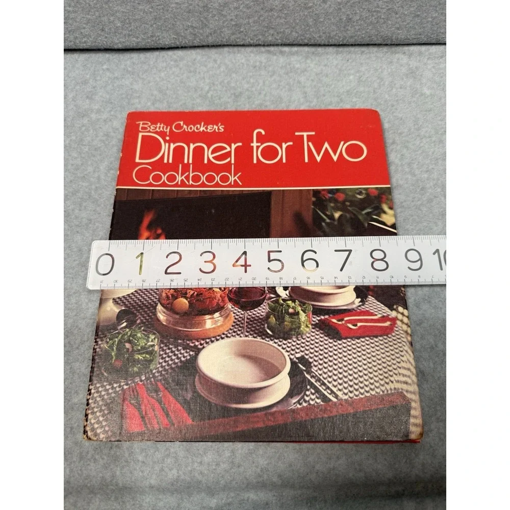 VTG 1973 Betty Crocker Dinner For Two Cookbook Spiral Bound Golden Press 70's